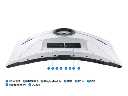 Samsung 32 inches G85NB Odyssey Neo G8 4K 240Hz Curved Gaming Monitor