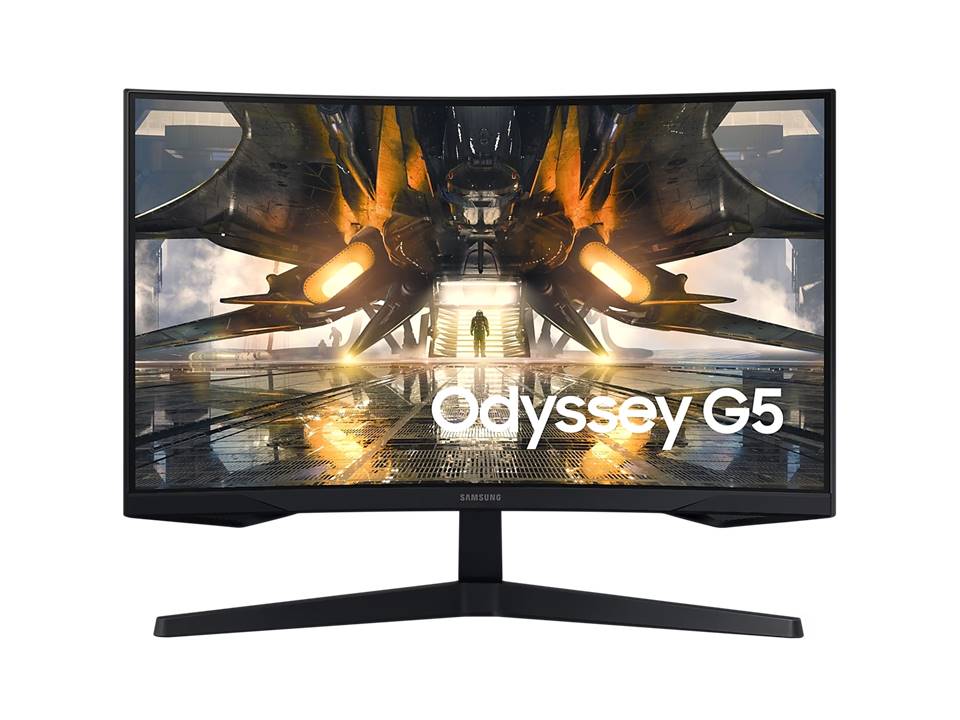 Samsung 27 inches G55A Odyssey G5 QHD 2K 165Hz Curved Gaming Monitor