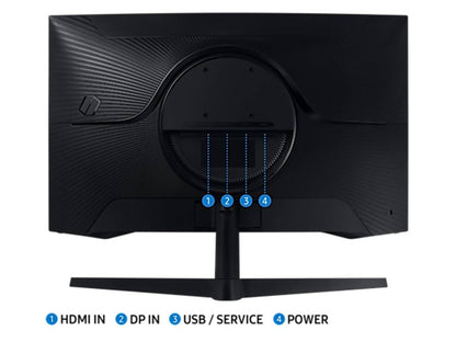 Samsung 27 inches G55A Odyssey G5 QHD 2K 165Hz Curved Gaming Monitor