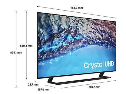 تلفزيون سامسونج الذكي 43 بوصة BU8500 كريستال UHD 4K HDR