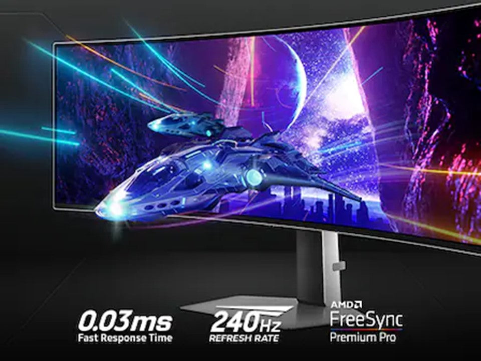 Samsung 49 inches Odyssey OLED G9 240Hz Curved Gaming Monitor