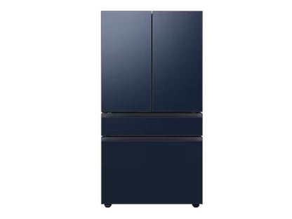 Samsung Bespoke French Style Fridge Freezer with Beverage Centre Metal Navy