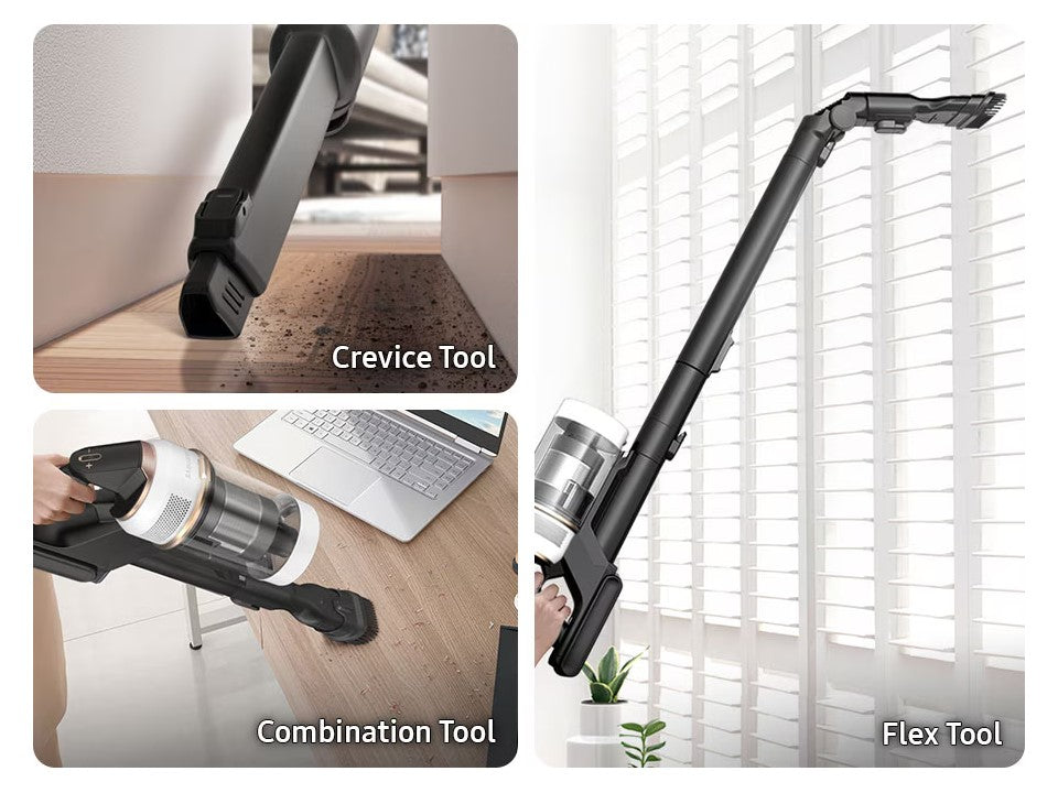 Samsung Bespoke Jet Plus Pet Cordless Stick Vacuum Cleaner Max 210W Suction Power