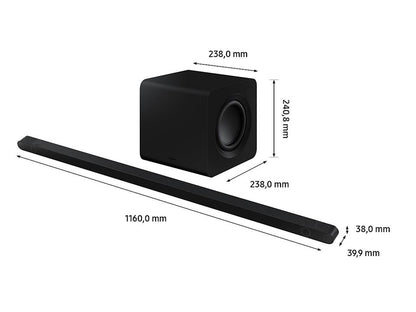 Samsung HW-S810B Ultra-slim 3.1.2ch. Wireless Dolby ATMOS Q-Symphony Soundbar