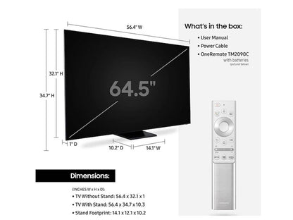 تلفزيون سامسونج الذكي 65 بوصة Q900TS QLED 8K UHD HDR