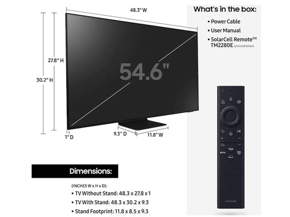 Samsung 55" QN90B Neo QLED 4K HDR Smart TV 55QN90B