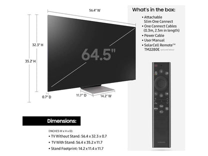 Samsung 65" QN900B Neo QLED 8K HDR Smart TV