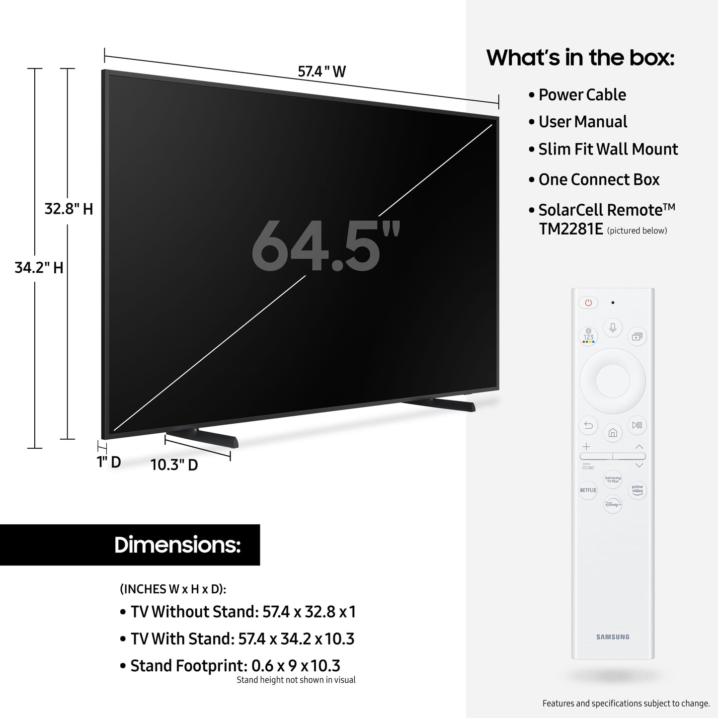 تلفزيون سامسونج 85 بوصة LS03B The Frame Art Mode QLED 4K HDR الذكي ***