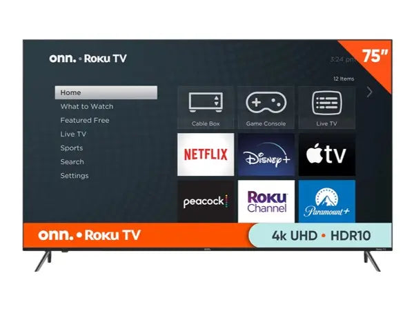 Onn 75" 100044717 UHD 4K HDR Smart TV