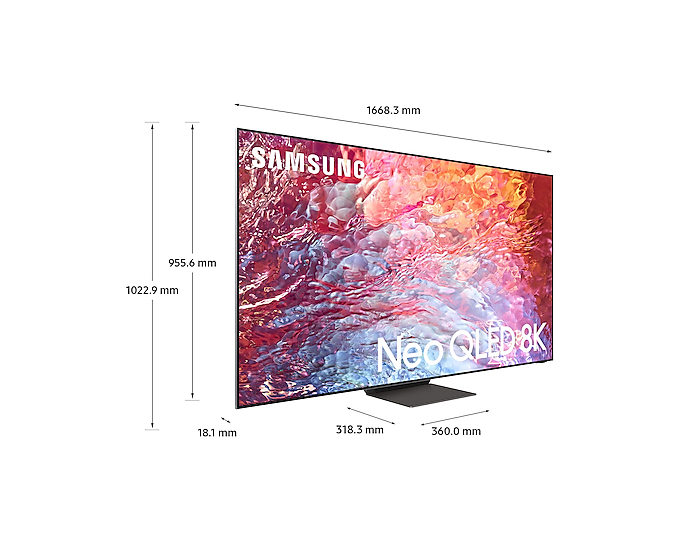 Samsung 75" QN700B Neo QLED 8K HDR Smart TV 75QN700B